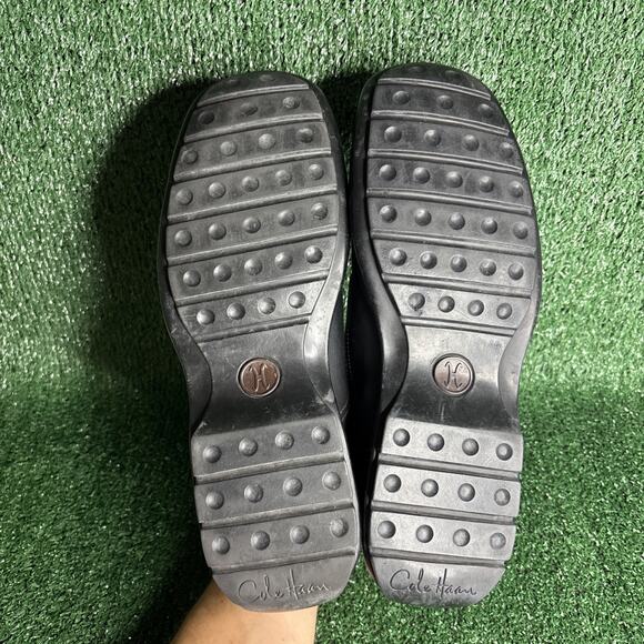 Cole Haan Zeno Mens Split Toe Lace Up Sneaker Size 10.5M Black Leather Shoes